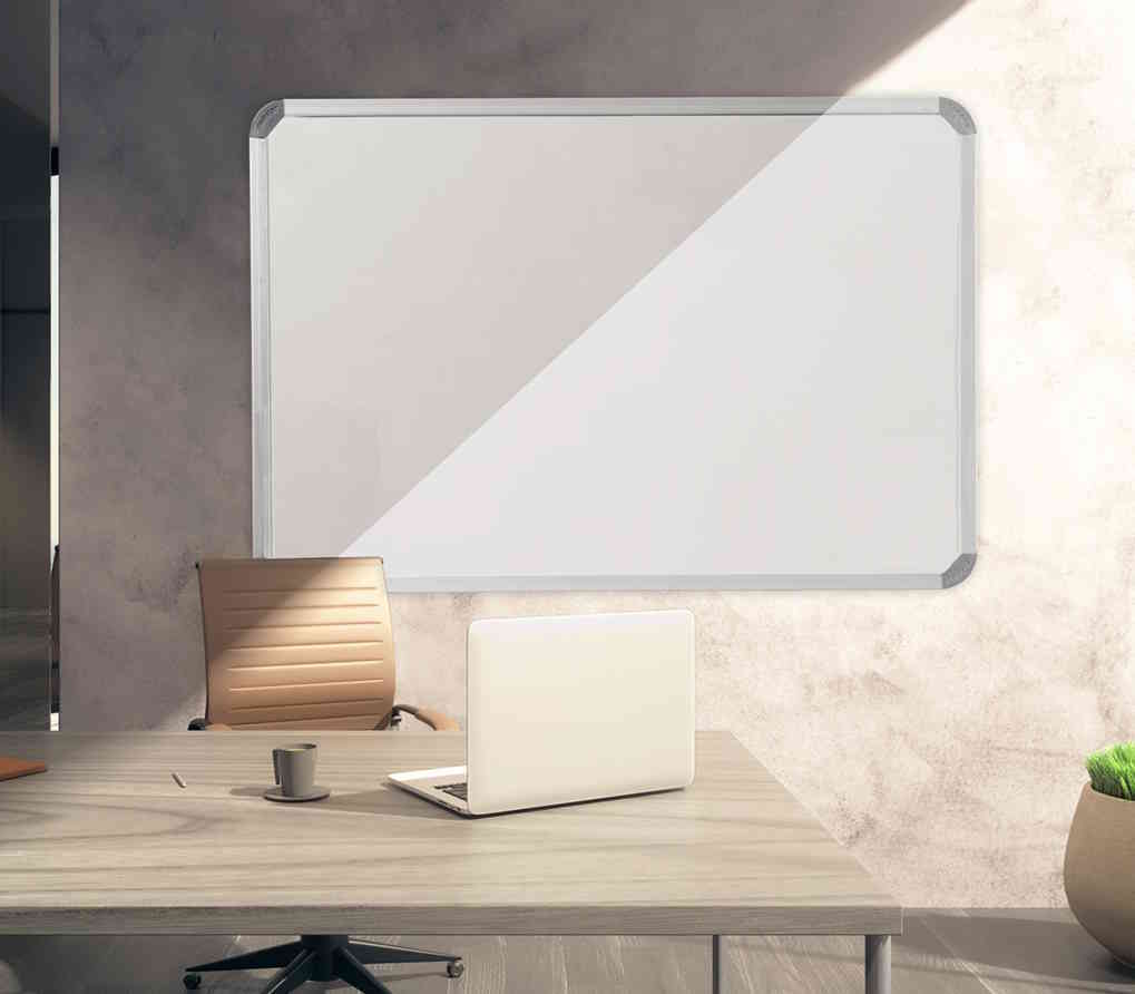 Wall Mounted Whiteboard [Select Size: 1500mm W x 1200mm H]