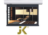 JK HD Home Theatre Electric Screen 16:9 Aspect Ratio - Click to Select Size