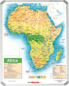 Map Africa General Educational 1500x 1200mm