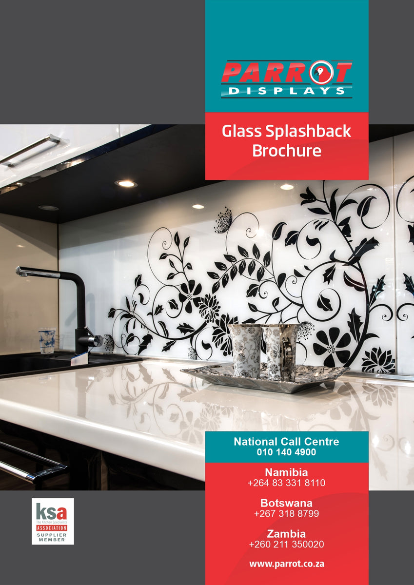 Parrot Catalogue Glass Splashback Brochure The Whiteboard Shop