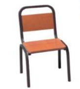 Student Chair MDF Seat (5 Units) - Secondary School 450mm