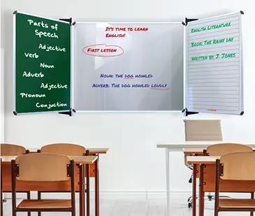 Classroom Whiteboard and Chalkboard