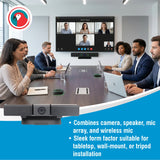 All-in-One Video Audio Conferencing System with Camera, Mic & Speaker