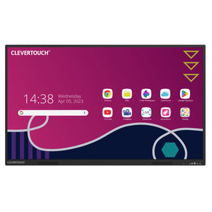 Clevertouch X5 75 inch Interactive LED Screen 4K UHD