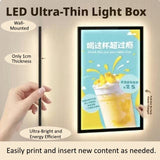 Top Insert Edge Lit Ultra-Thin Light Box - Click to Choose Size
