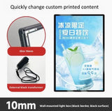 Top Insert Edge Lit Ultra-Thin Light Box - Click to Choose Size