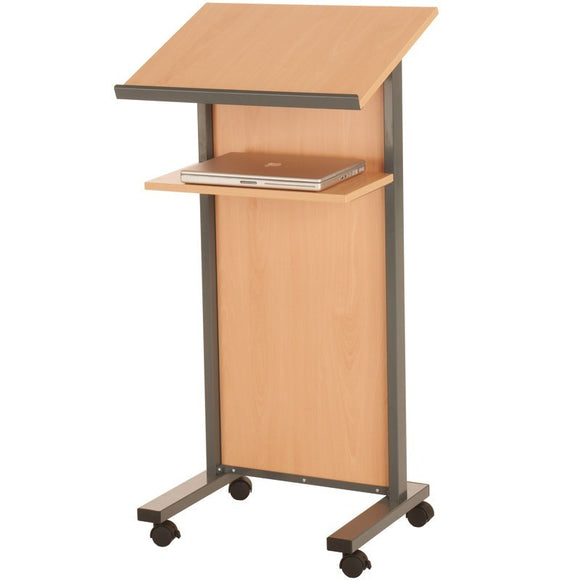 Mobile Free-Standing Lightweight Wooden Lectern