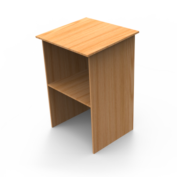 Mobile Free-Standing Wooden Lectern