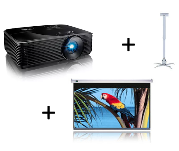 Optoma X400LVe XGA Projector with Various Screen Sizes