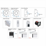 Electric Projector Screen 16:10 Aspect Ratio - Click to Select Size