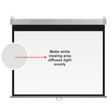 Parrot Products Manual Pull Down Screen 16:9 Aspect Ratio 2450x1420mm