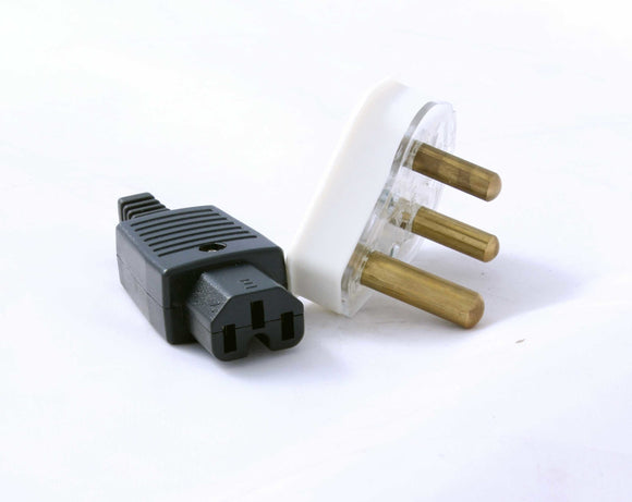 Cable Power Plugs 1 X 3pin 1 X Iec