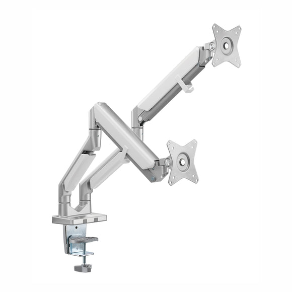 Dual Monitor Clamp Bracket with Gas Spring Arm