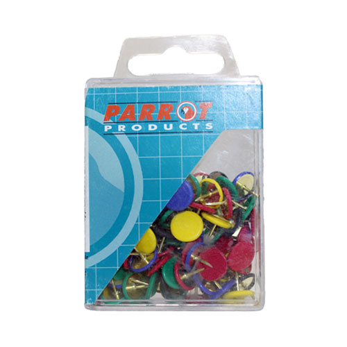 Drawing Pins Boxed Pack 100 Assorted