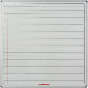 Edu Board Side Panel 1220x1220mm Magnetic White Lines