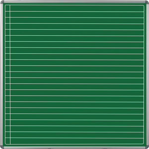 Edu Board Side Panel 1220x1220mm Non Magnetic Chalk Lines