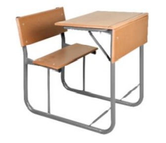 Combo Desk & Chair Primary School Single MDF (5 units)