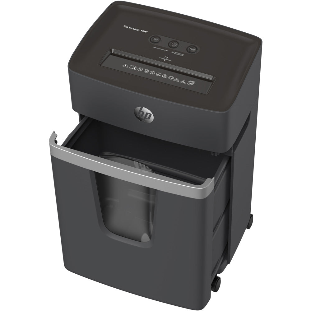 Proshred Machine HP ProShred 10MC 10 Sheets Micro-Cut P5 Paper Shredder – The Whiteboard ...