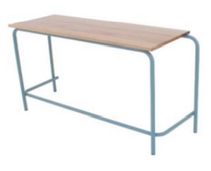 Double Table Secondary School 1200mm wide Saligna Top (5 units)