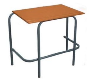 Single Table Secondary School 750mm wide MDF Top (5 units)
