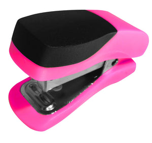 Stapler Plastic Mini Pink Single