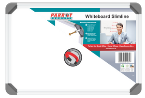 Parrot Whiteboard Slimline Magnetic 300x450mm